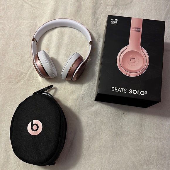 Headphones | Beats Solo 3 Rose Gold | Poshmark